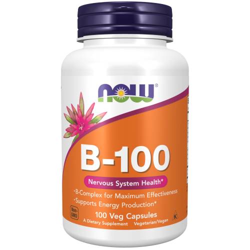 Now B-complex 100mg Vegetable Capsules 100