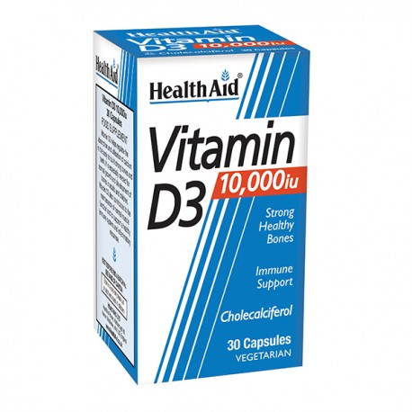 Health Aid Vitamin D3 20 Tablets 10000iu