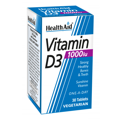 Health Aid Vitamin D3 120 Tablets 1000iu