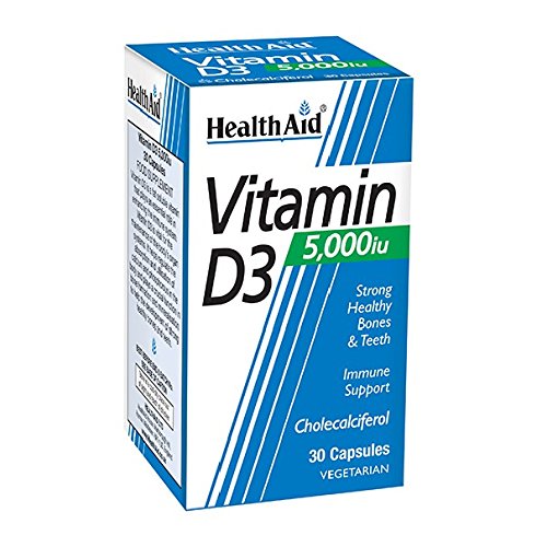 Health Aid Vitamin D3 30 Capsules 5000iu