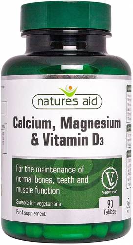 Natures Aid Calcium Magnesium + Vit. D3 90 Tablets 0