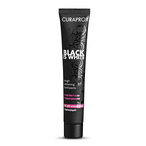 Curaprox Black is White Fluoride Whitening Toothpaste 90ml