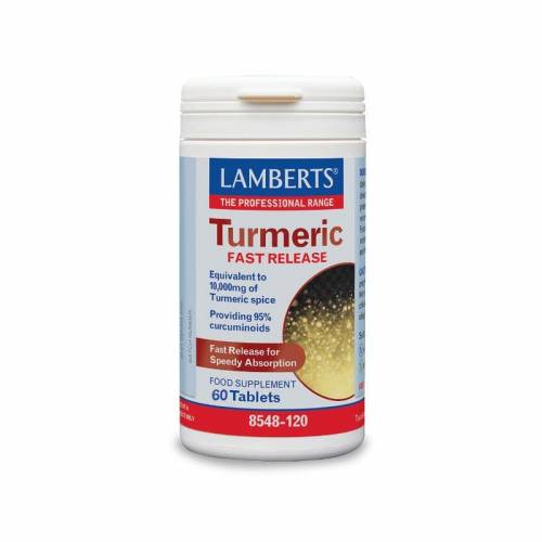 Lamberts Turmeric Fast Release 60 Tablets 10000mg