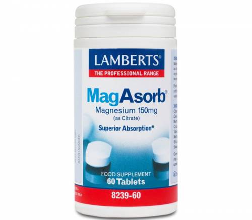 Lamberts Magasorb Magnesium As Citrate 150mg Tablets 1