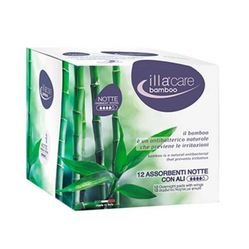 Illa Care Baboo Overnight, Pads, 12pcs