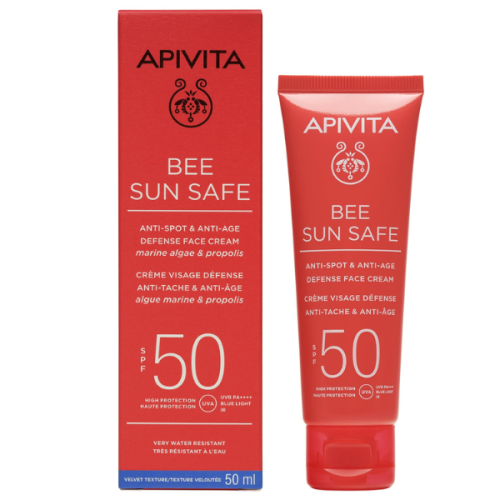 Apivita Bee Sun Safe Anti-spot & Anti-age Defense, ., 50ml x spf50