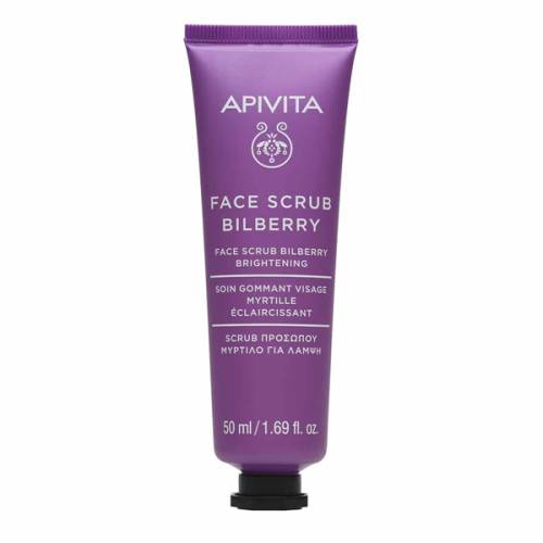 Apivita Face Scrub Bilberry 50ml, .